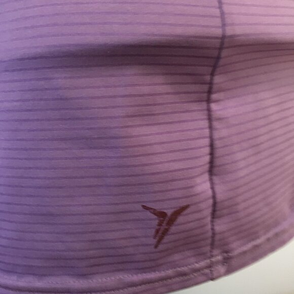 Purple Striped Racerback Tank Top - Picture 8 of 14